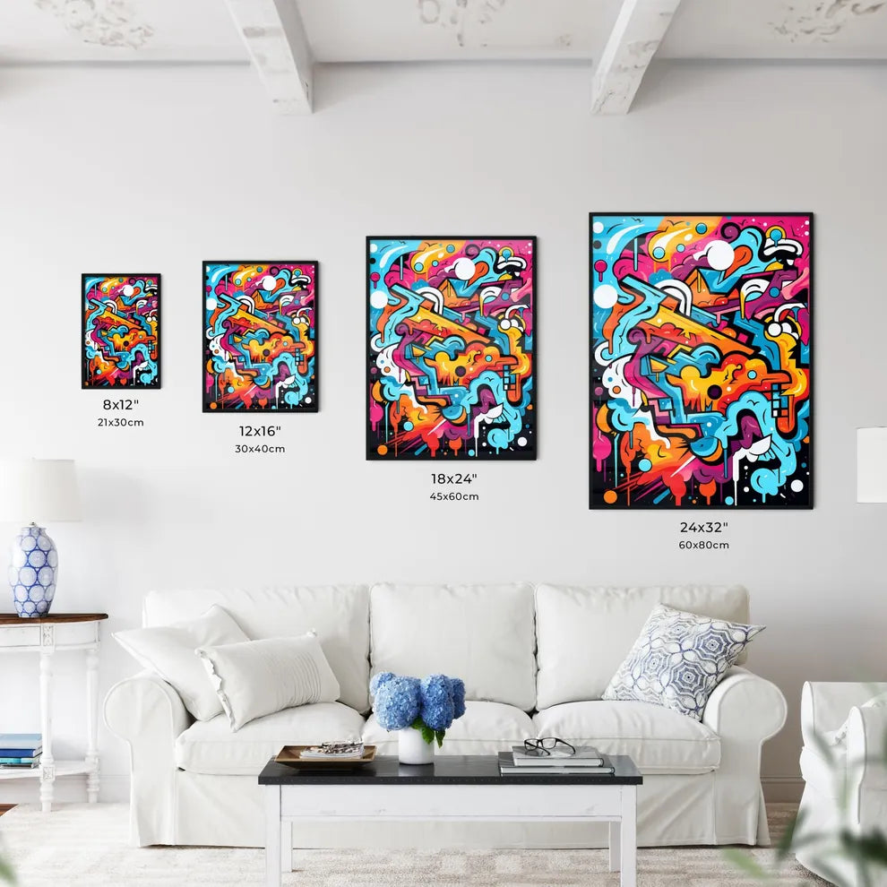 A Colorful Art Piece Of Artwor Wall Art