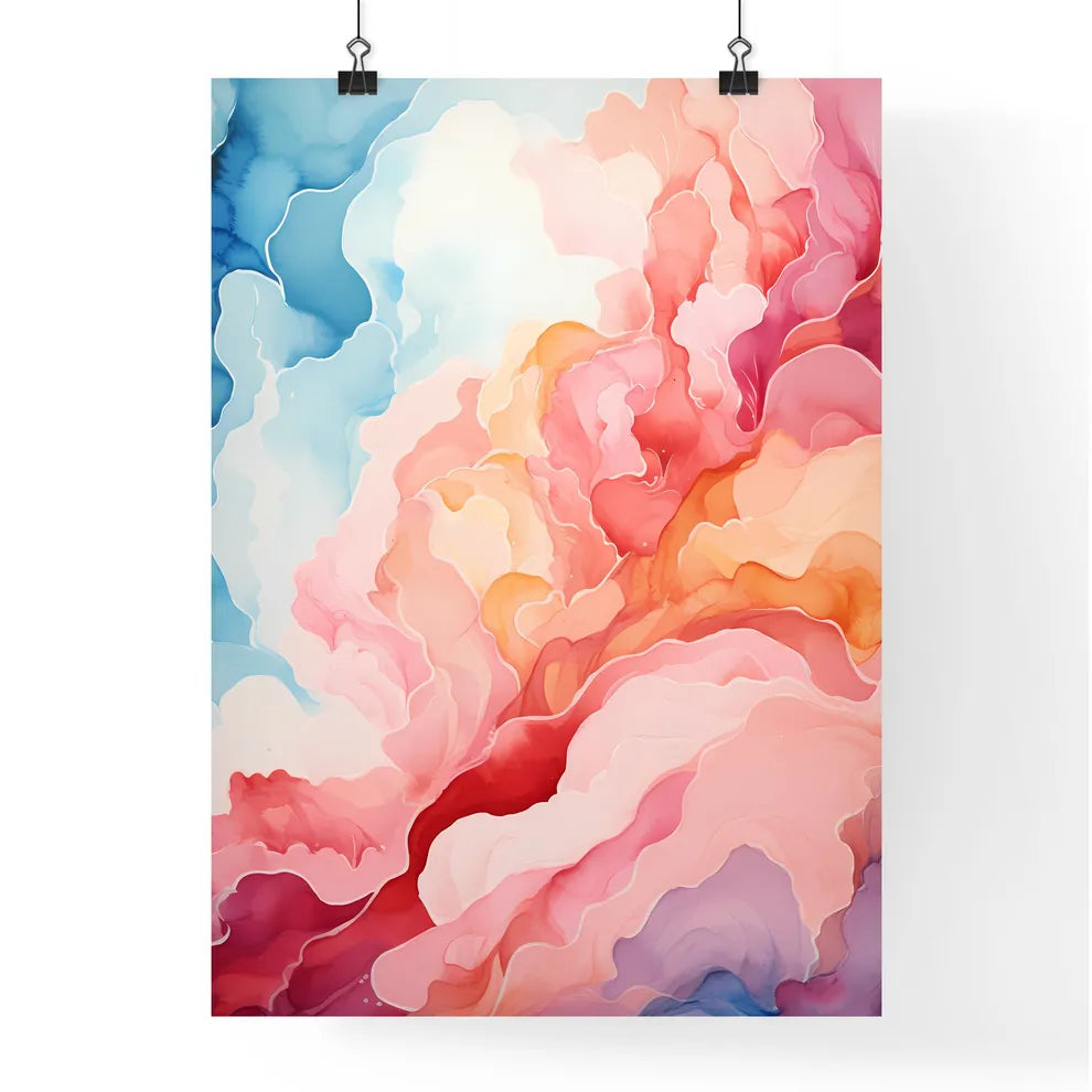 A Colorful Painting Of A Flowe Poster