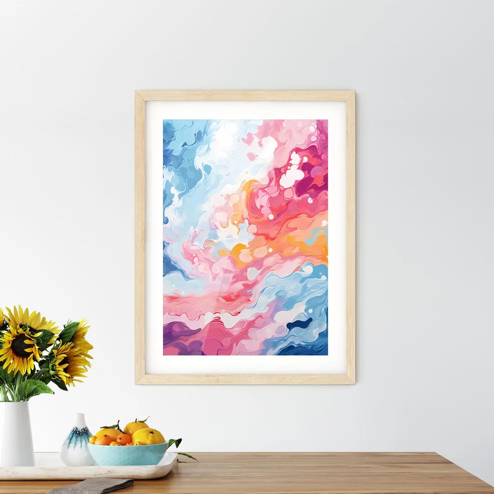 A Colorful Swirls Of Pain - Kitchen Hangings