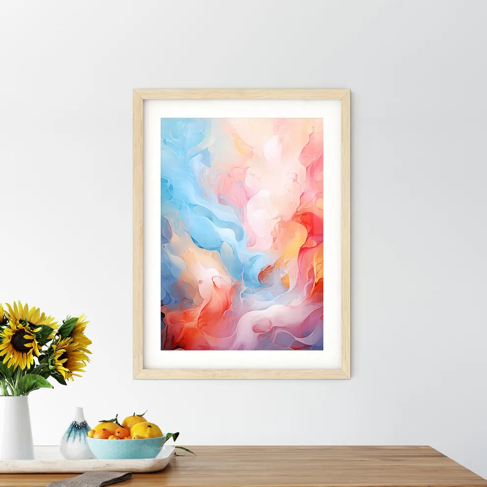 A Colorful Swirls Of Pain - Kitchen Hangings