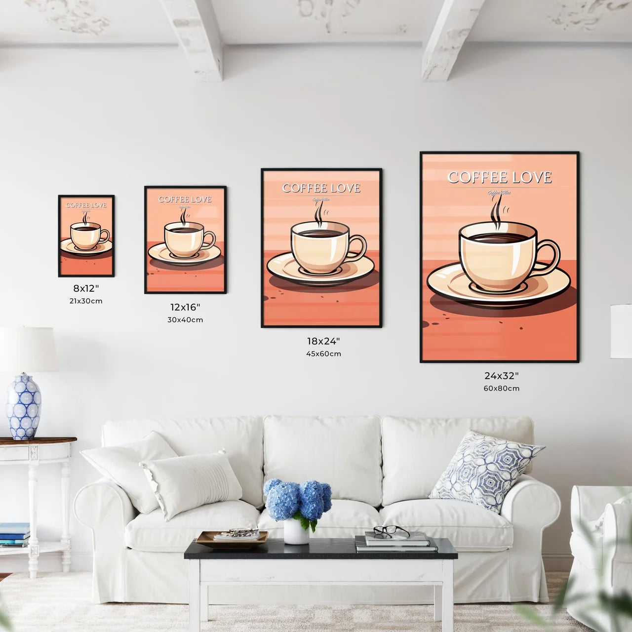 A Cup Of Coffee On A Sauce - Kitchen Hangings