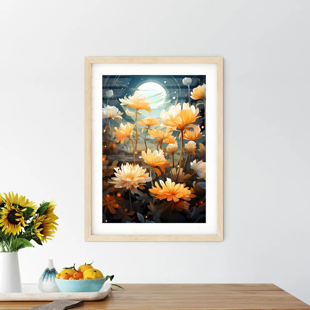 A Digital Art Of Flower - Kitchen Hangings