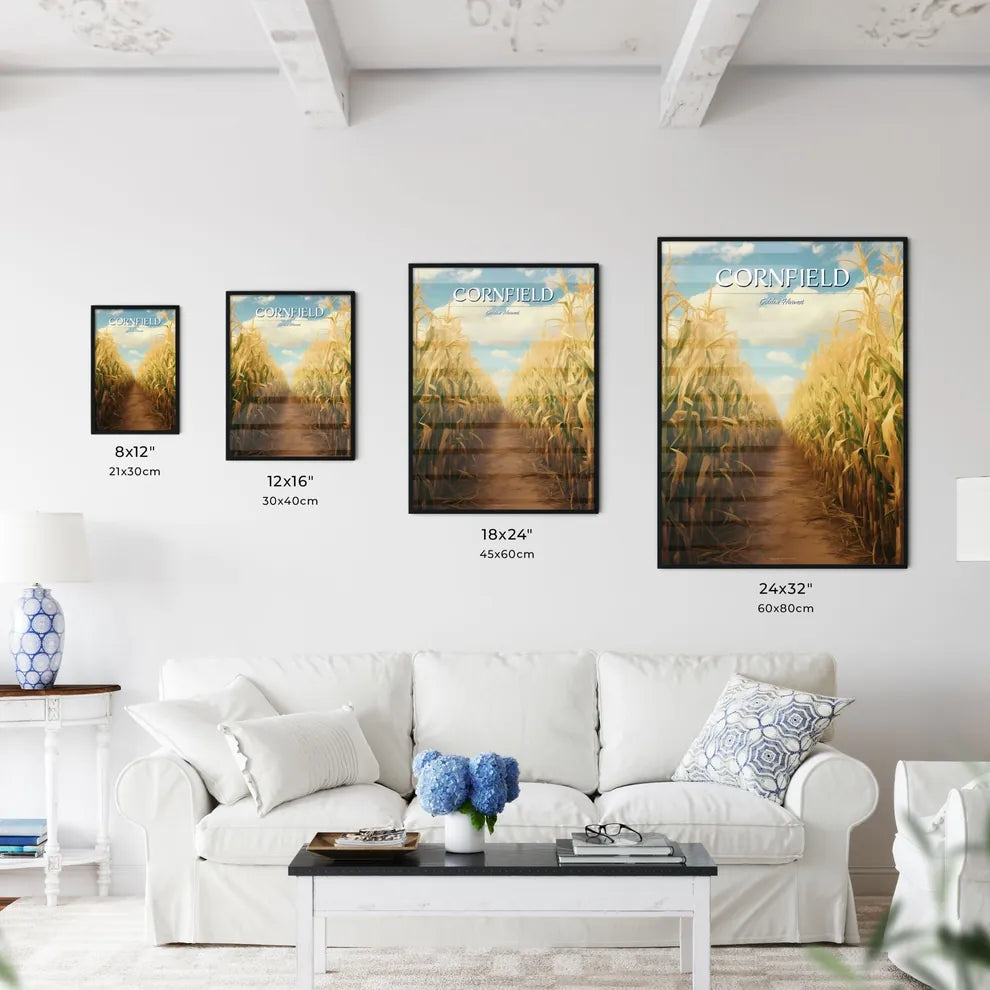 A Dirt Path Through A Field Of Cor - Kitchen Hangings