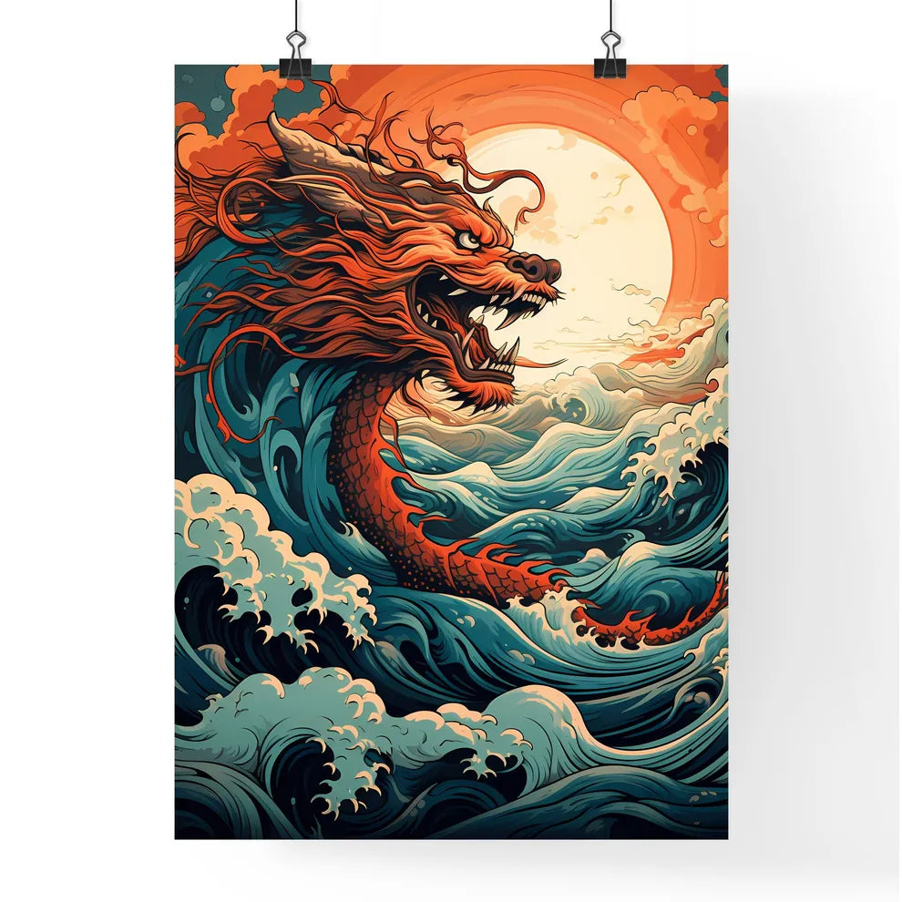A Dragon In The Water Poster
