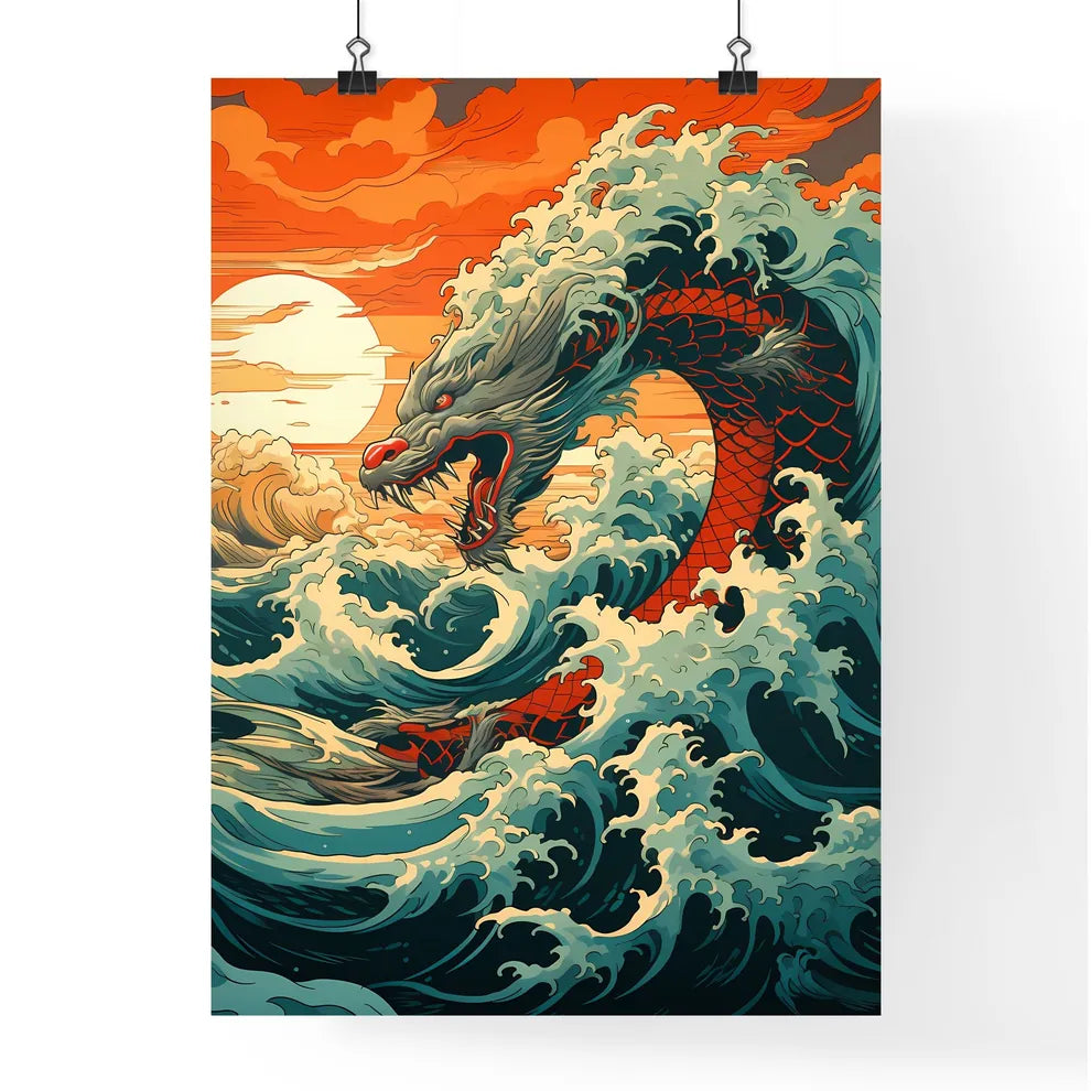 A Dragon In The Water Poster