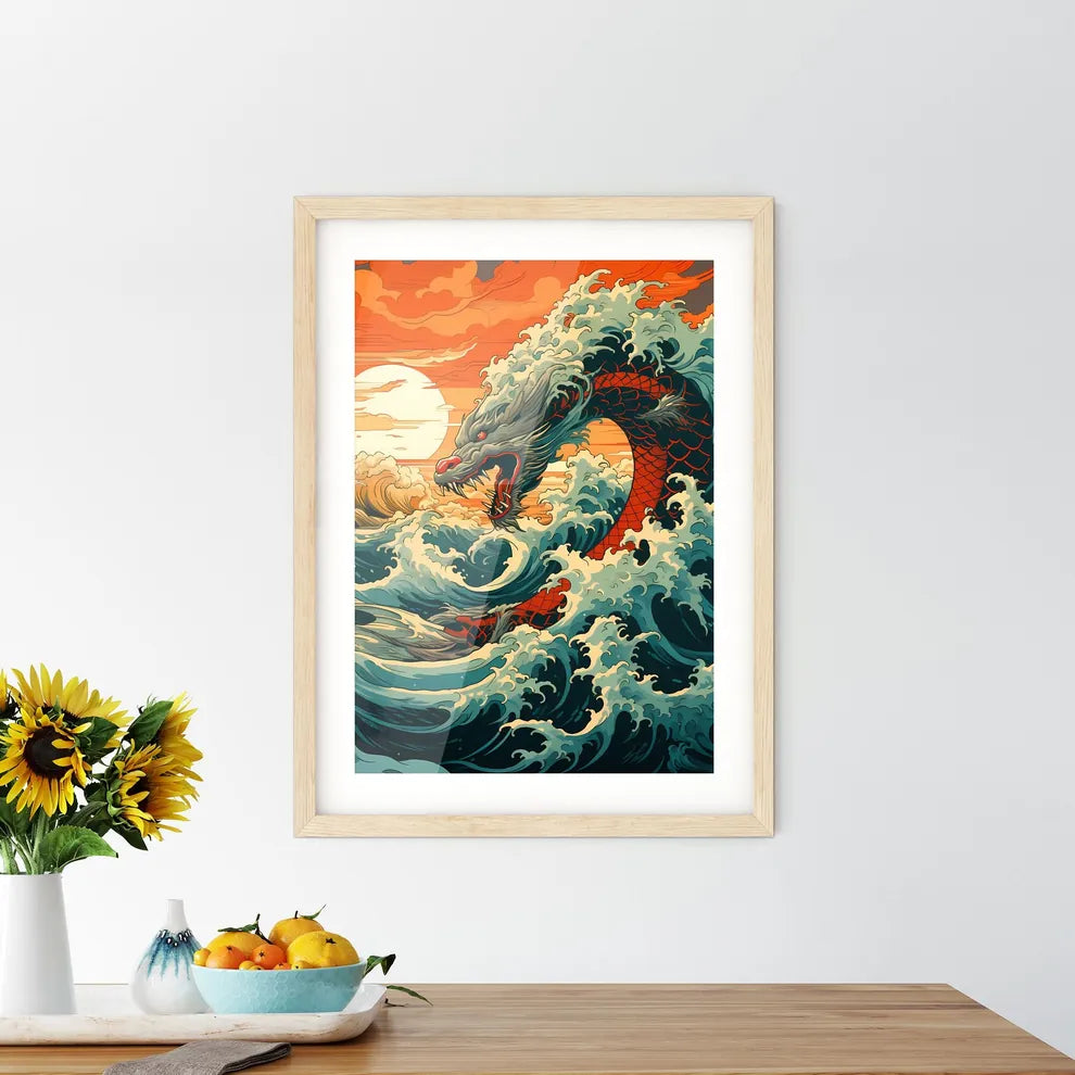 A Dragon In The Water Size Chart