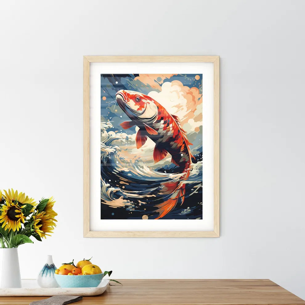 A Fish Jumping Out Of Water Size Chart