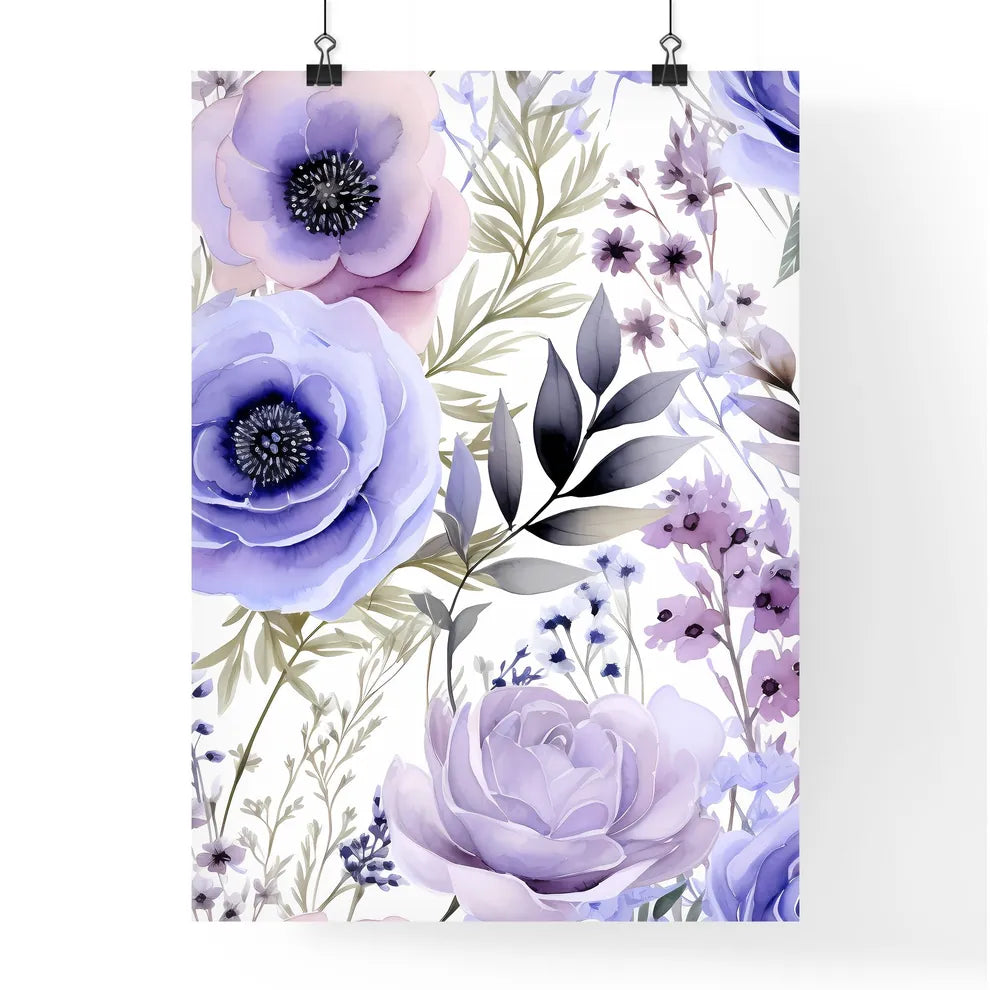 A Floral Pattern Of Flower Poster