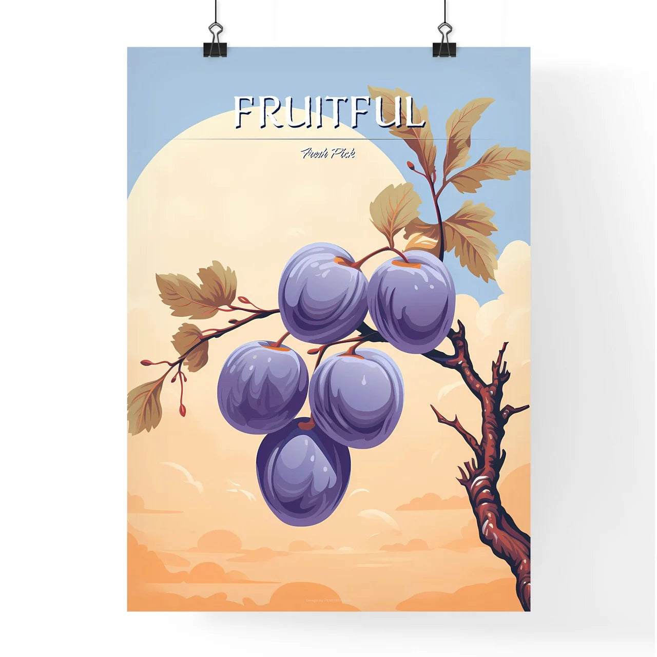 A Fruit On A Branc Poster