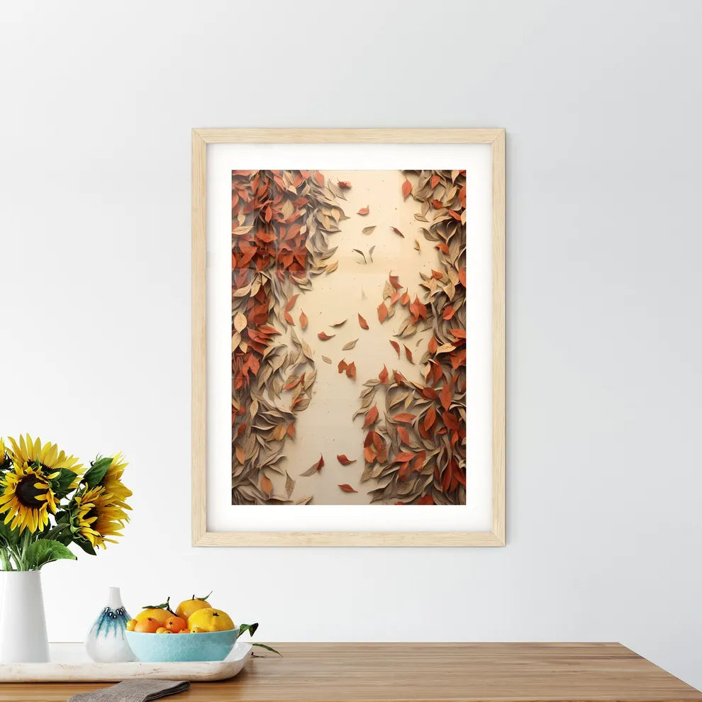 A Group Of Brown And Tan Leave - Kitchen Hangings