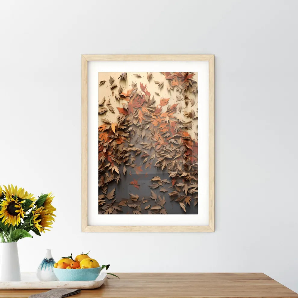 A Group Of Brown Leave - Kitchen Hangings