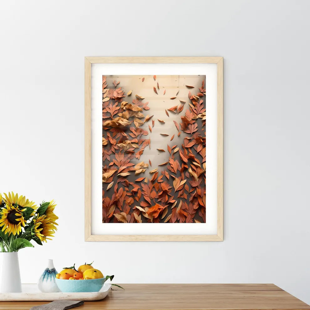 A Group Of Brown Leave - Kitchen Hangings