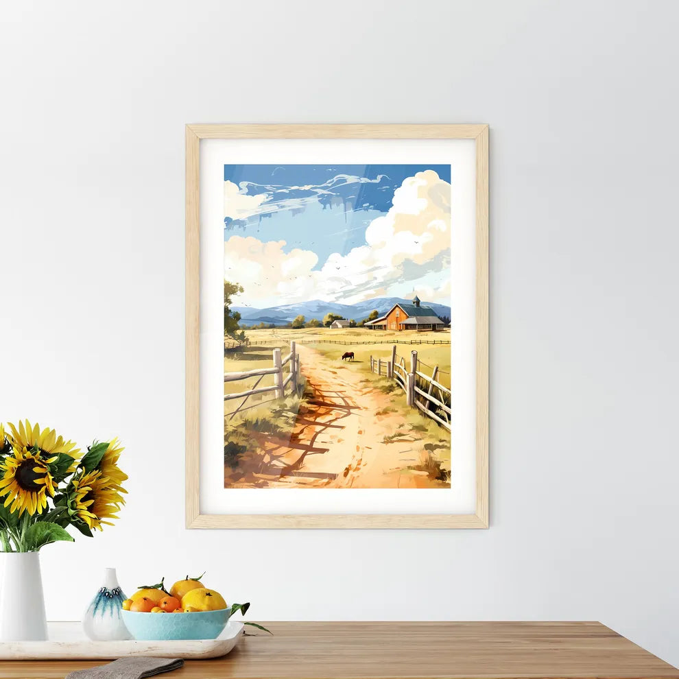 A Horse Walking On A Dirt Roa Size Chart