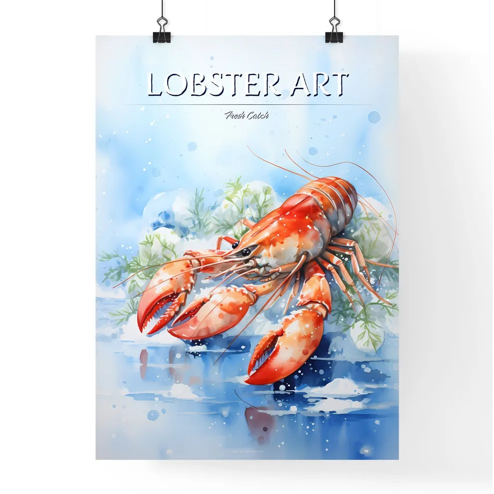 A Lobster On The Ice Poster