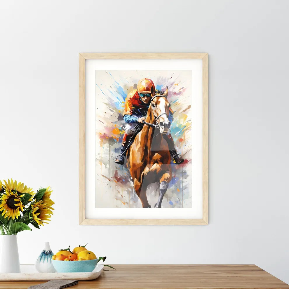 A Man Riding A Horse Size Chart