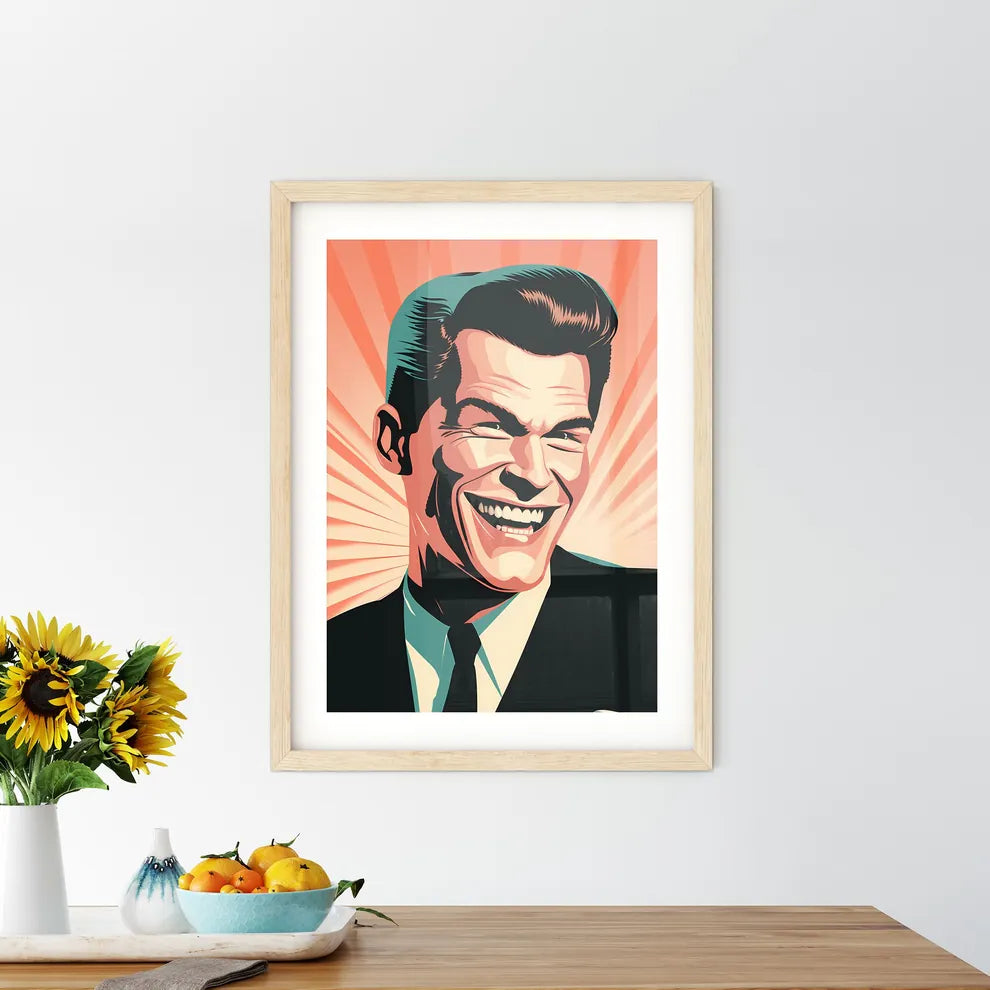 A Man Smiling With A Smil Size Chart