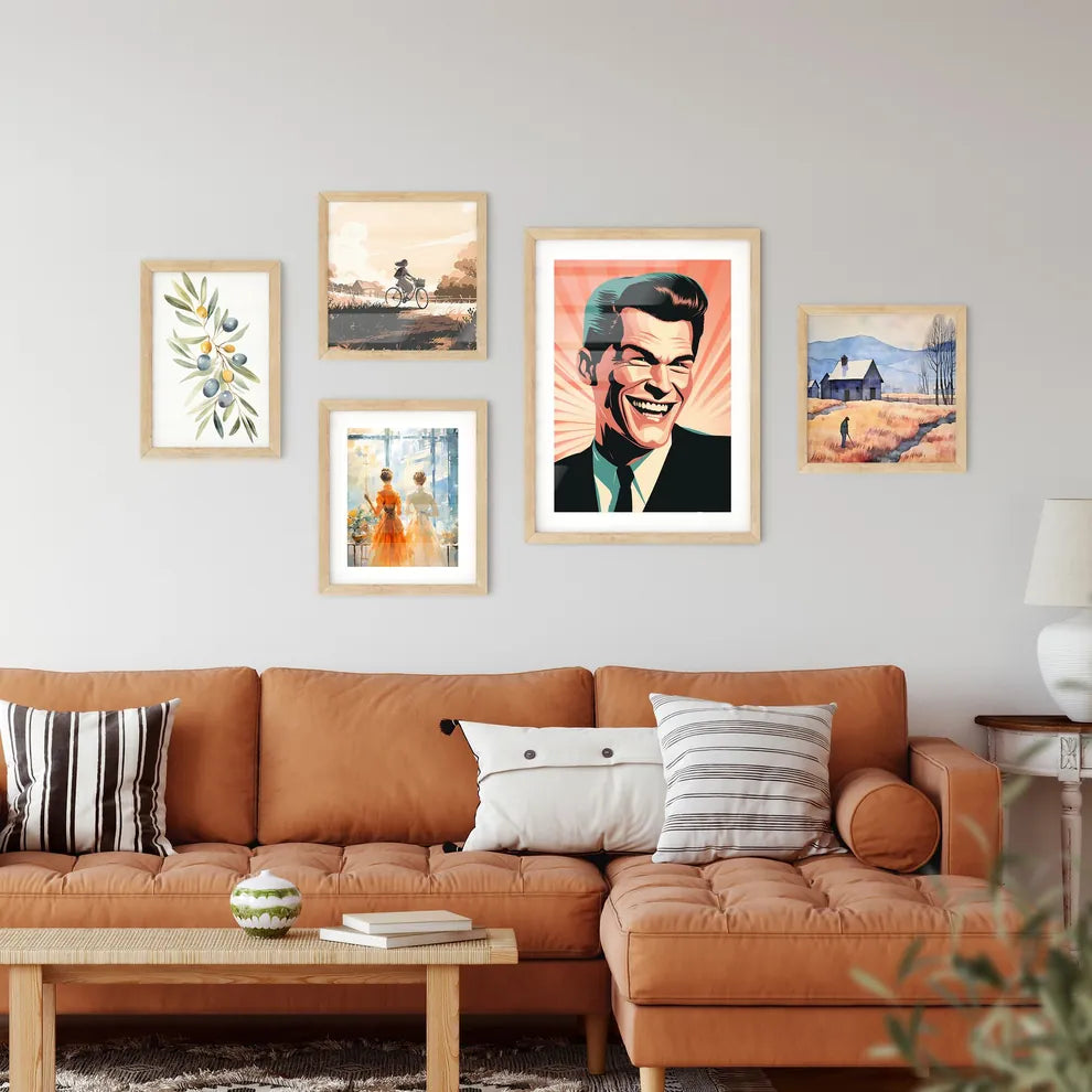 A Man Smiling With A Smil Hangings