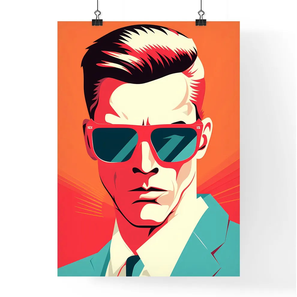 A Man Wearing Sunglasse Poster
