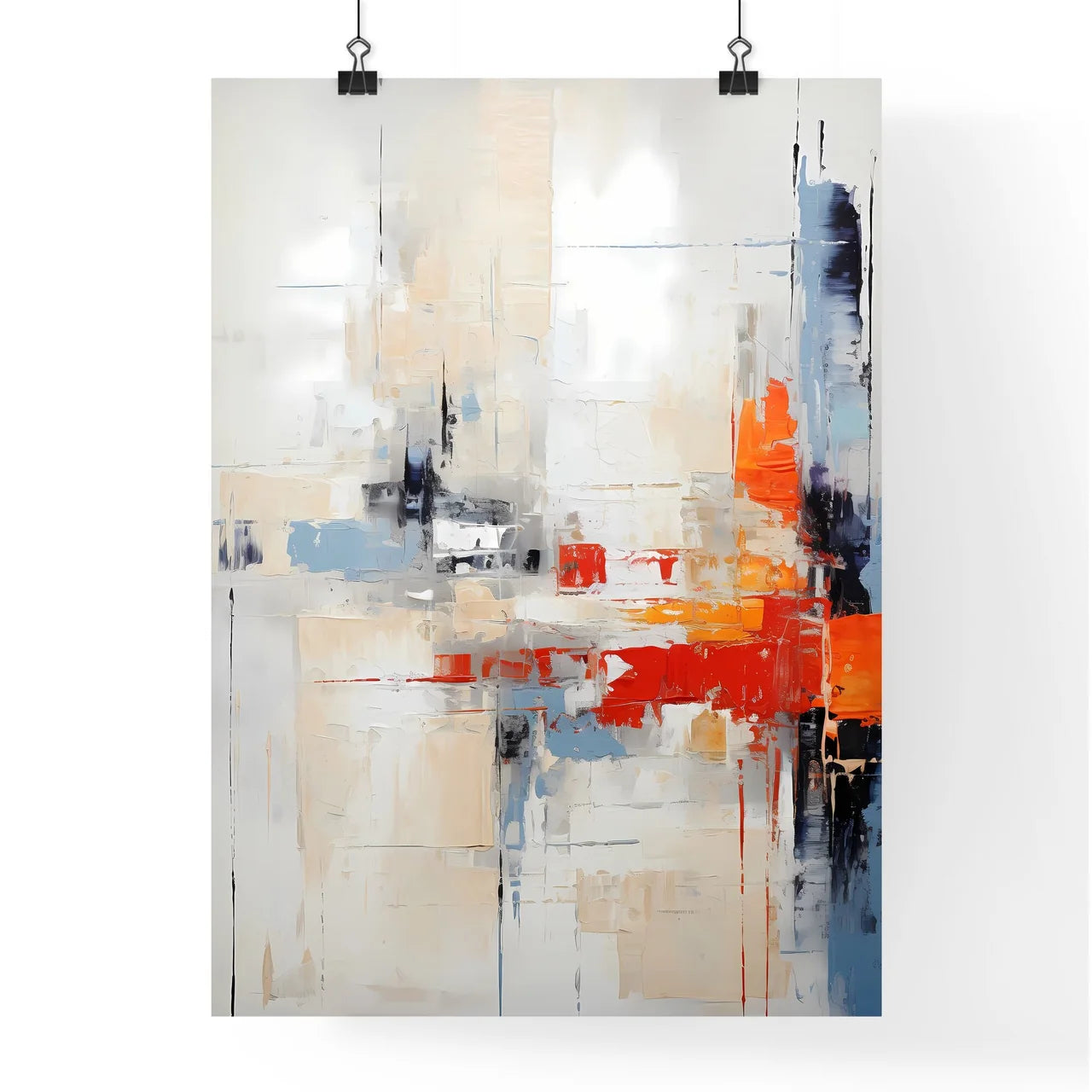 A Painting Of A Colorful Wall Poster