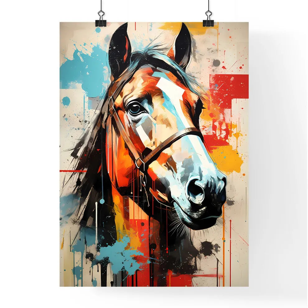 A Painting Of A Horse Poster