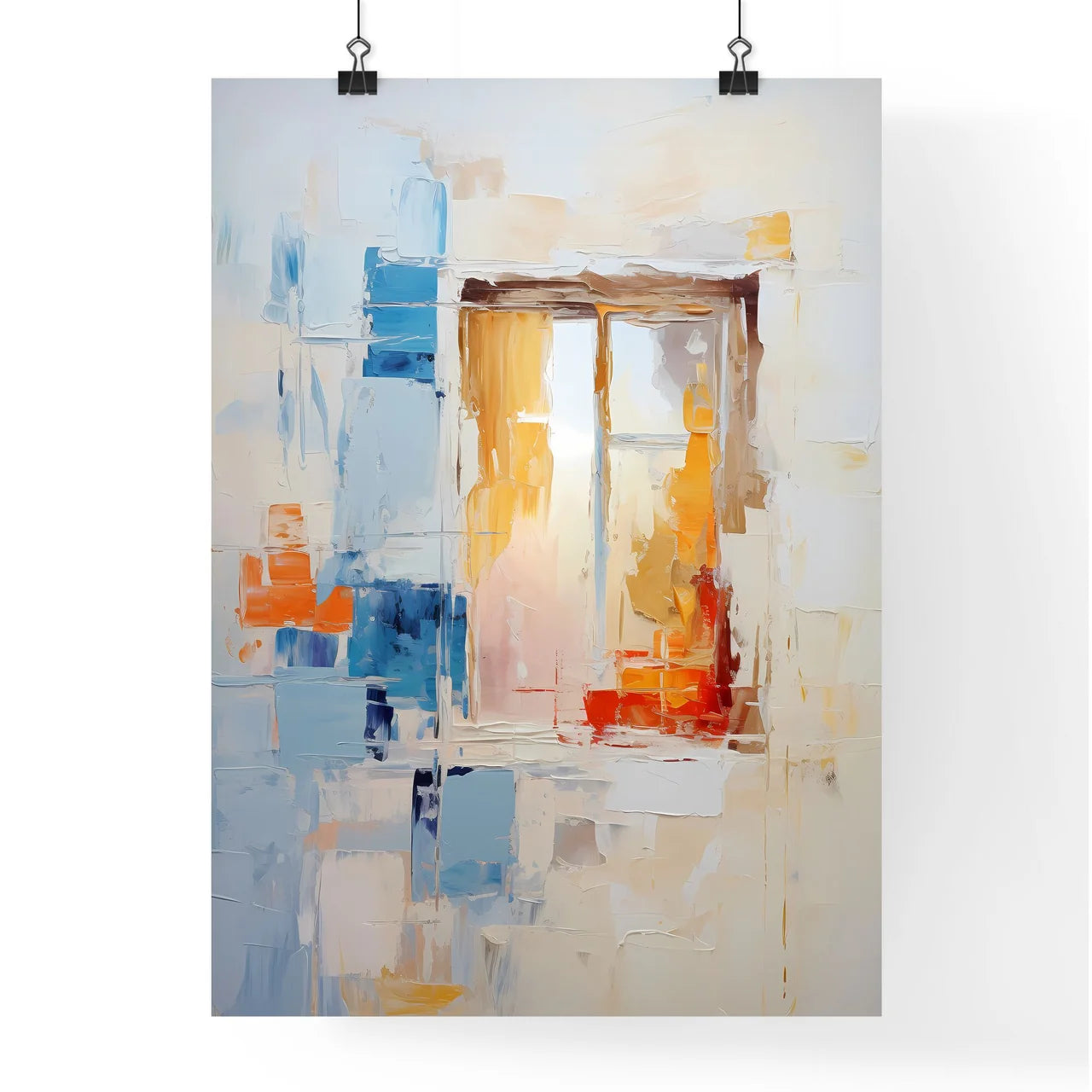 A Painting Of A Window Poster