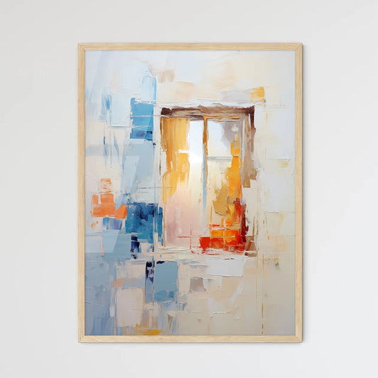 A Painting Of A Window Framed Art