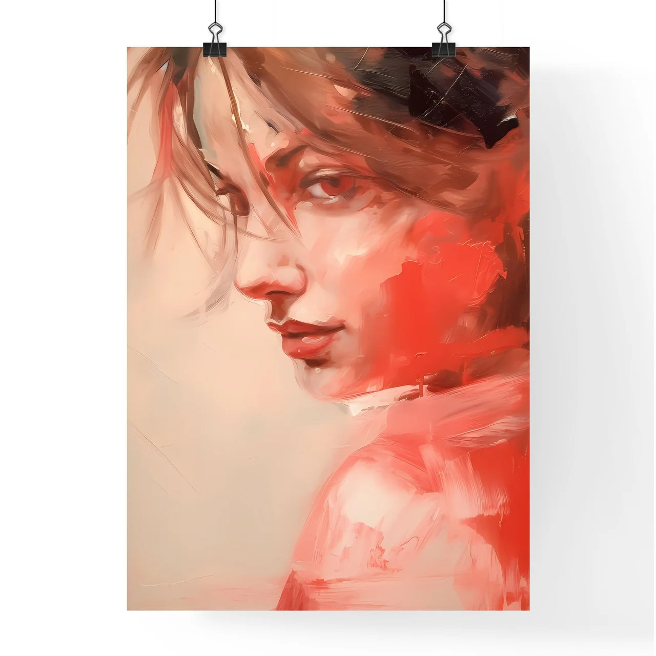 A Painting Of A Woma Poster