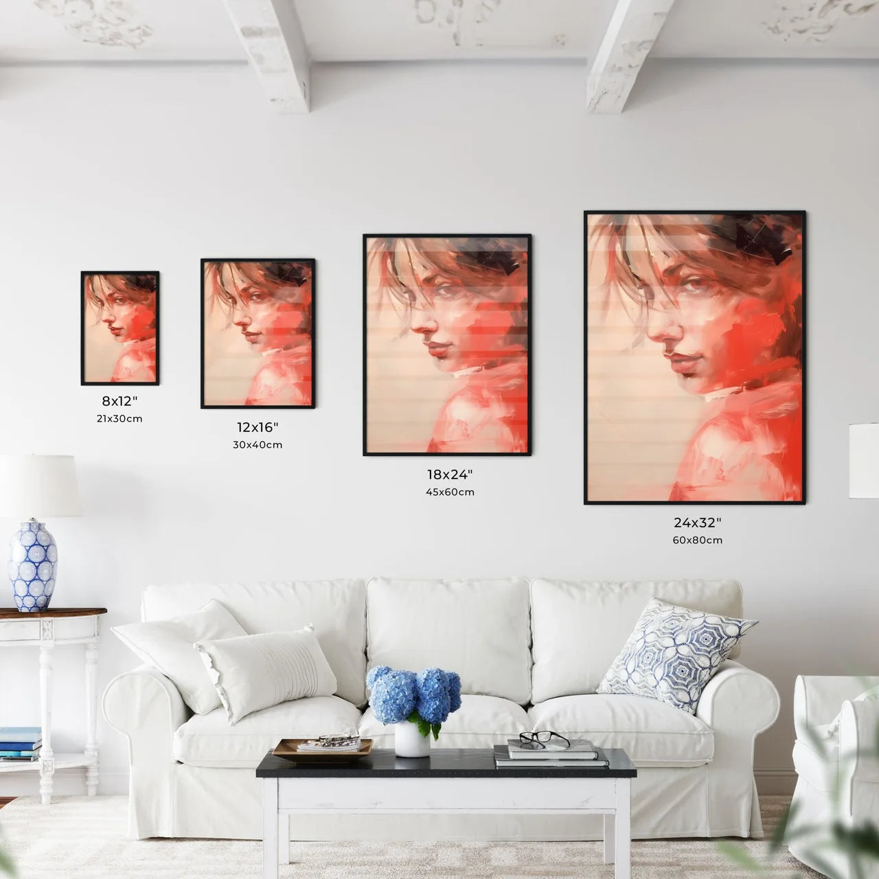 A Painting Of A Woma Wall Art