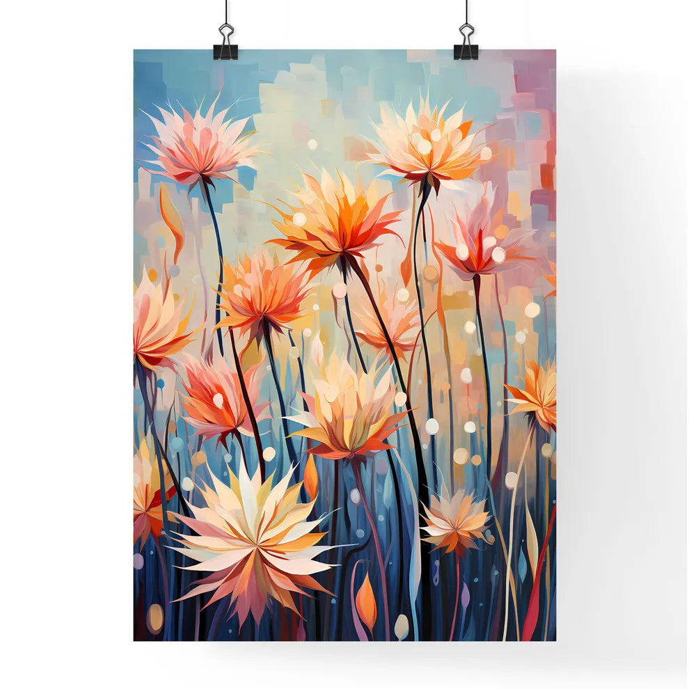 A Painting Of Flower Poster