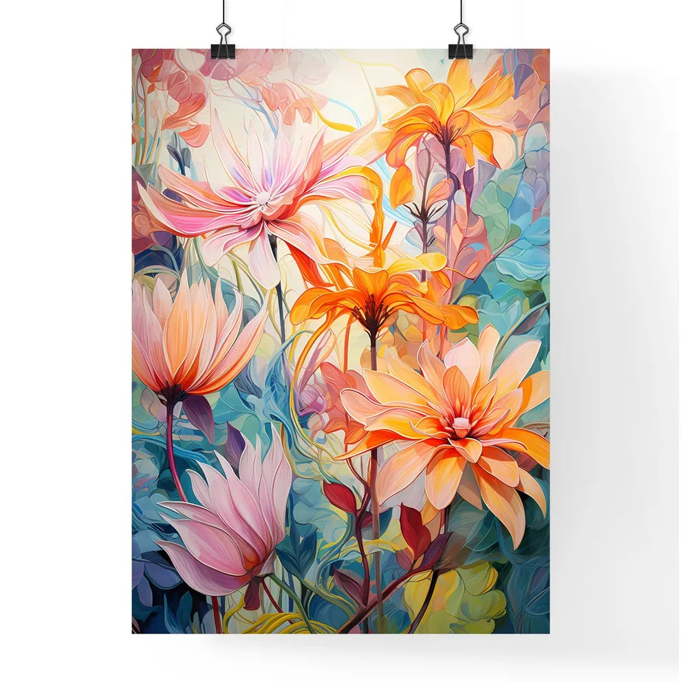 A Painting Of Flower Poster