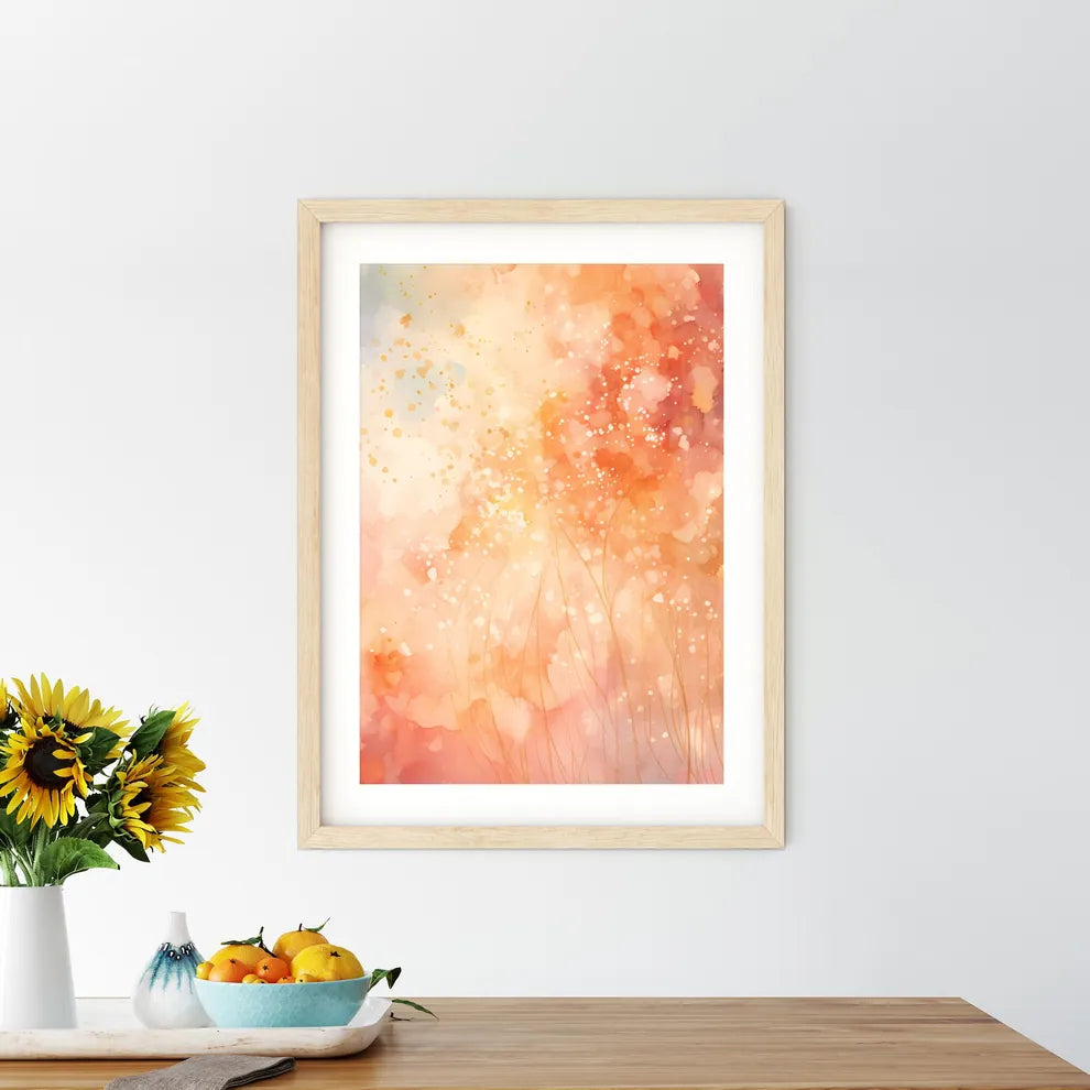 A Painting Of Flowers And Plant - Kitchen Hangings