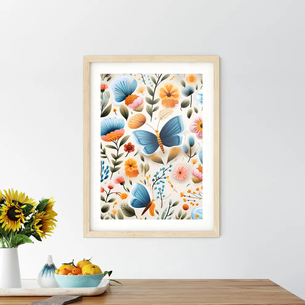 A Pattern Of Flowers And Butt Size Chart