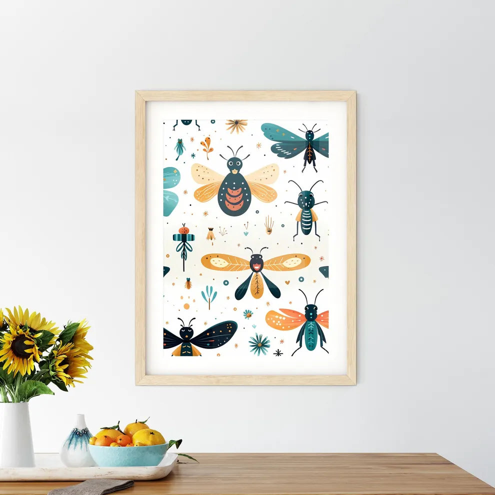 A Pattern Of Insects And Bugs Size Chart