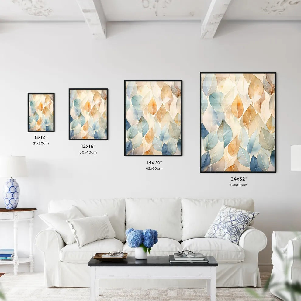 A Pattern Of Leave Wall Art