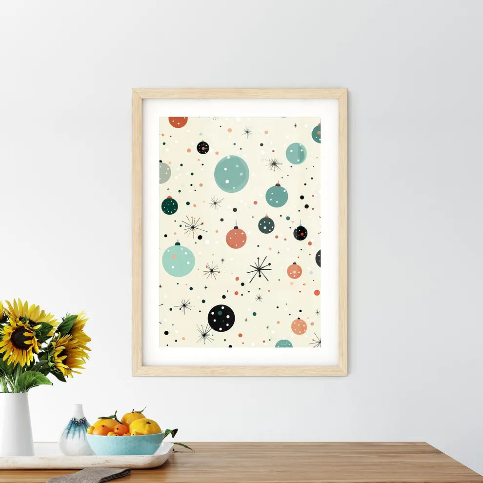 A Pattern Of Ornaments And Star - Kitchen Hangings