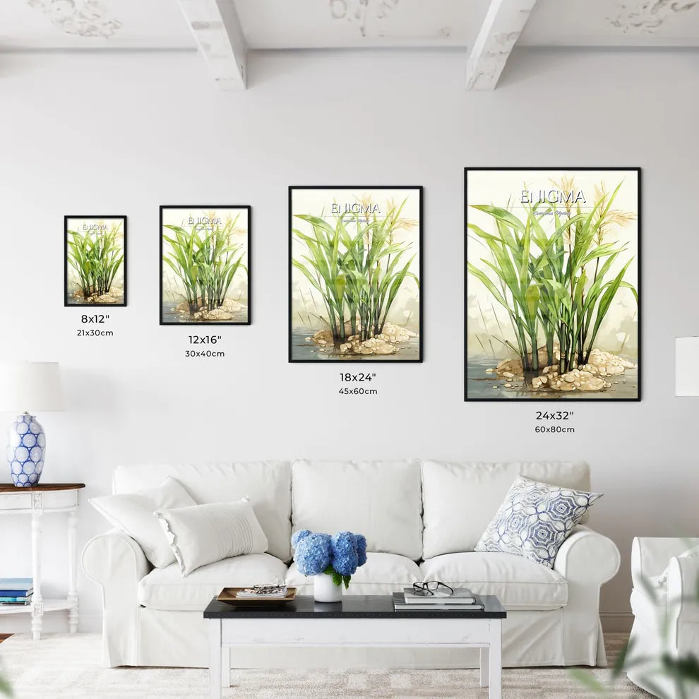 A Plant Growing Out Of Rock - Kitchen Hangings