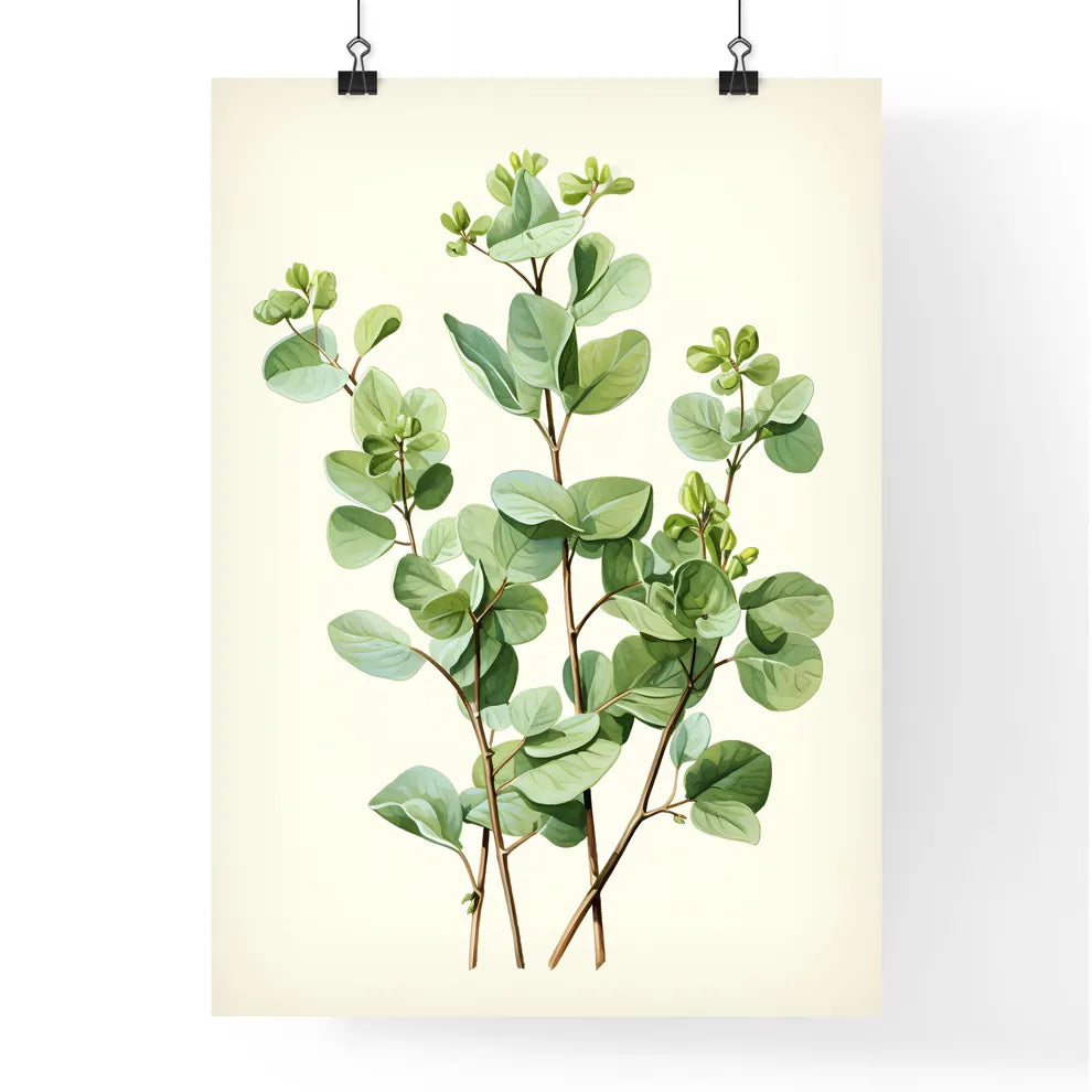A Plant With Green Leave Poster