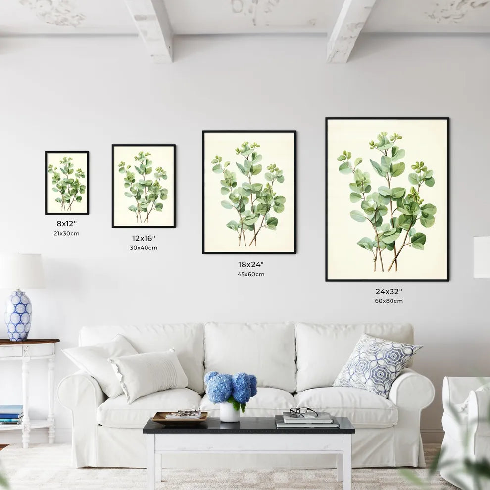 A Plant With Green Leave Wall Art