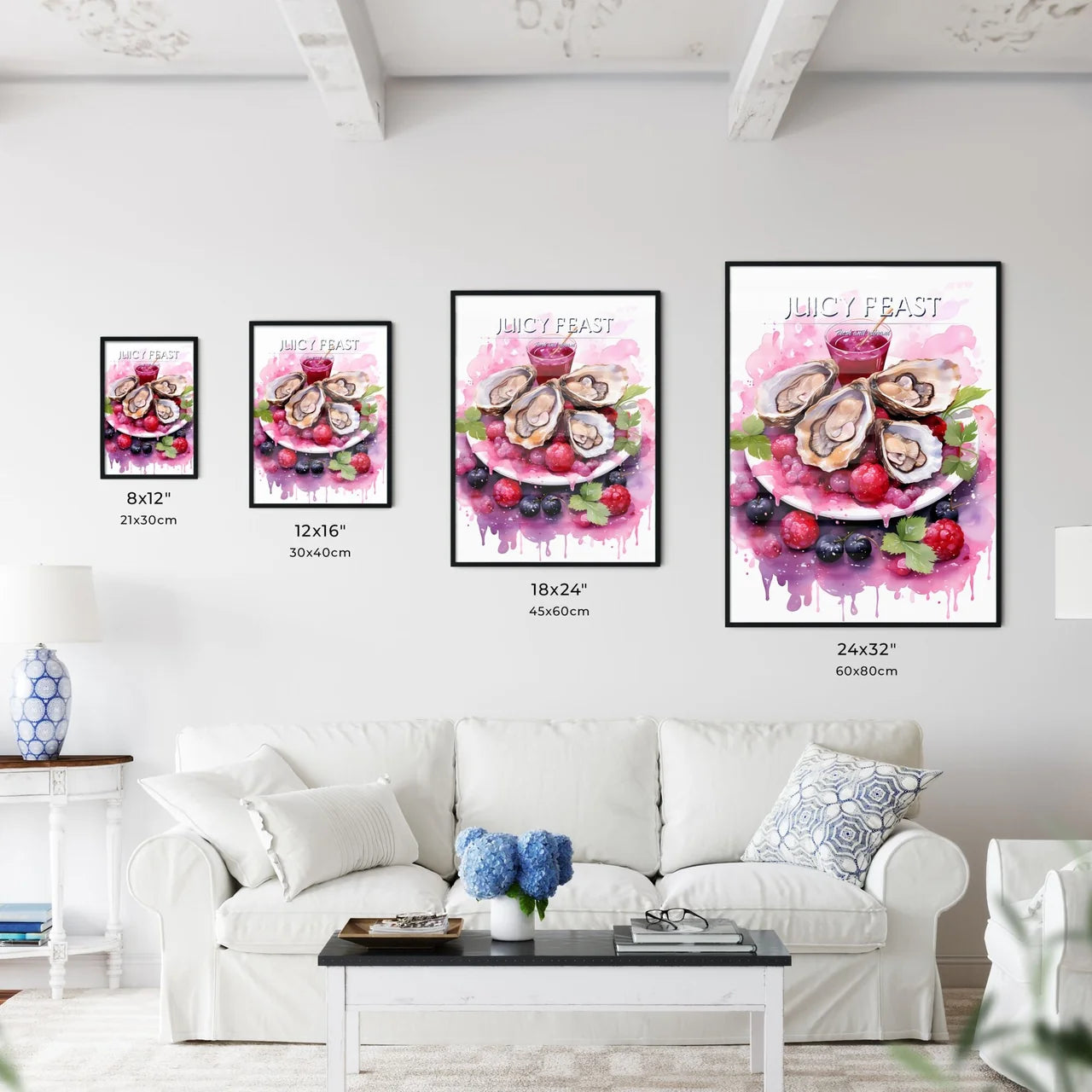 A Plate Of Food With Fruit And Juic - Kitchen Hangings