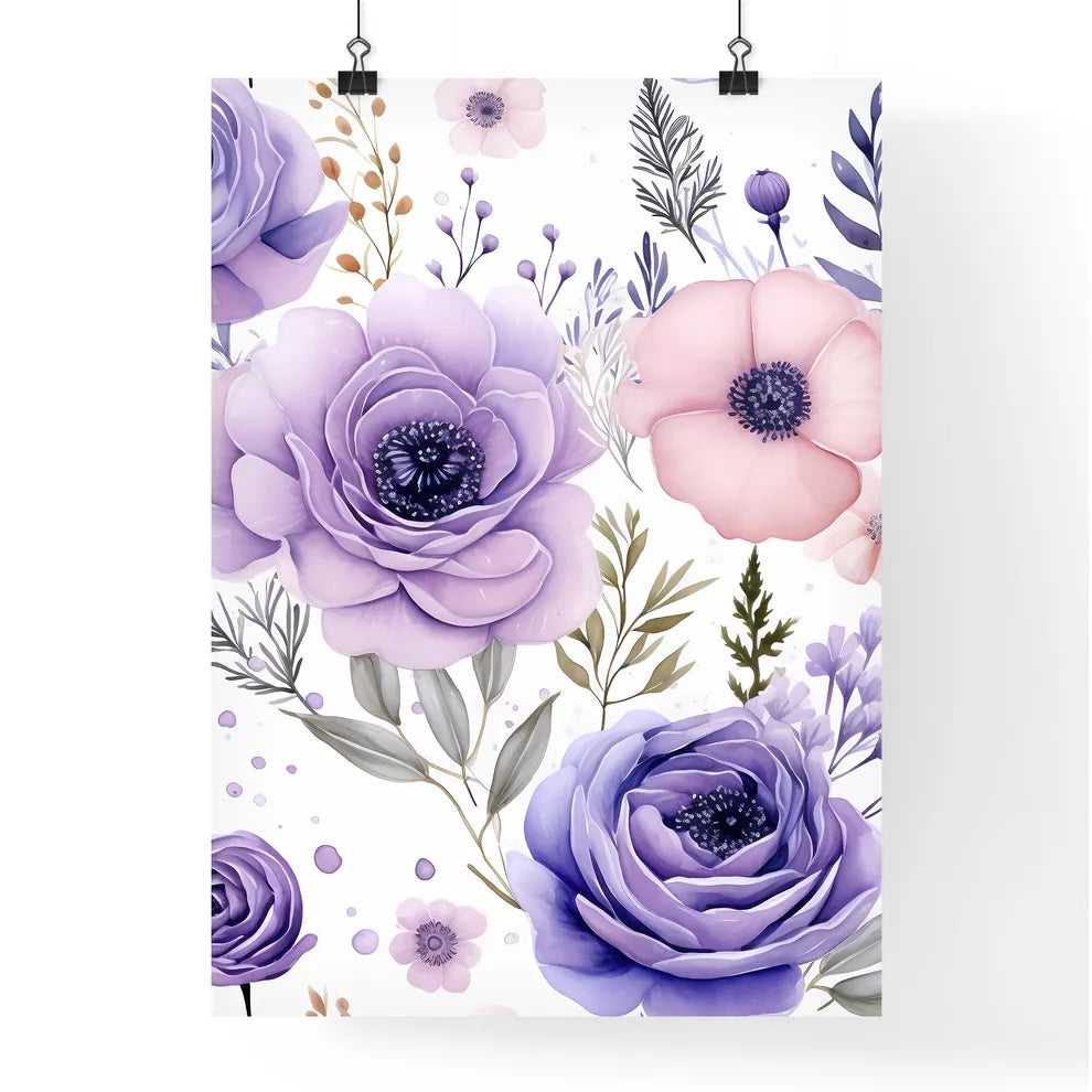 A Purple And Pink Flower Poster