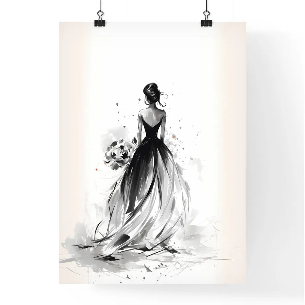 A Woman In A Dres Poster