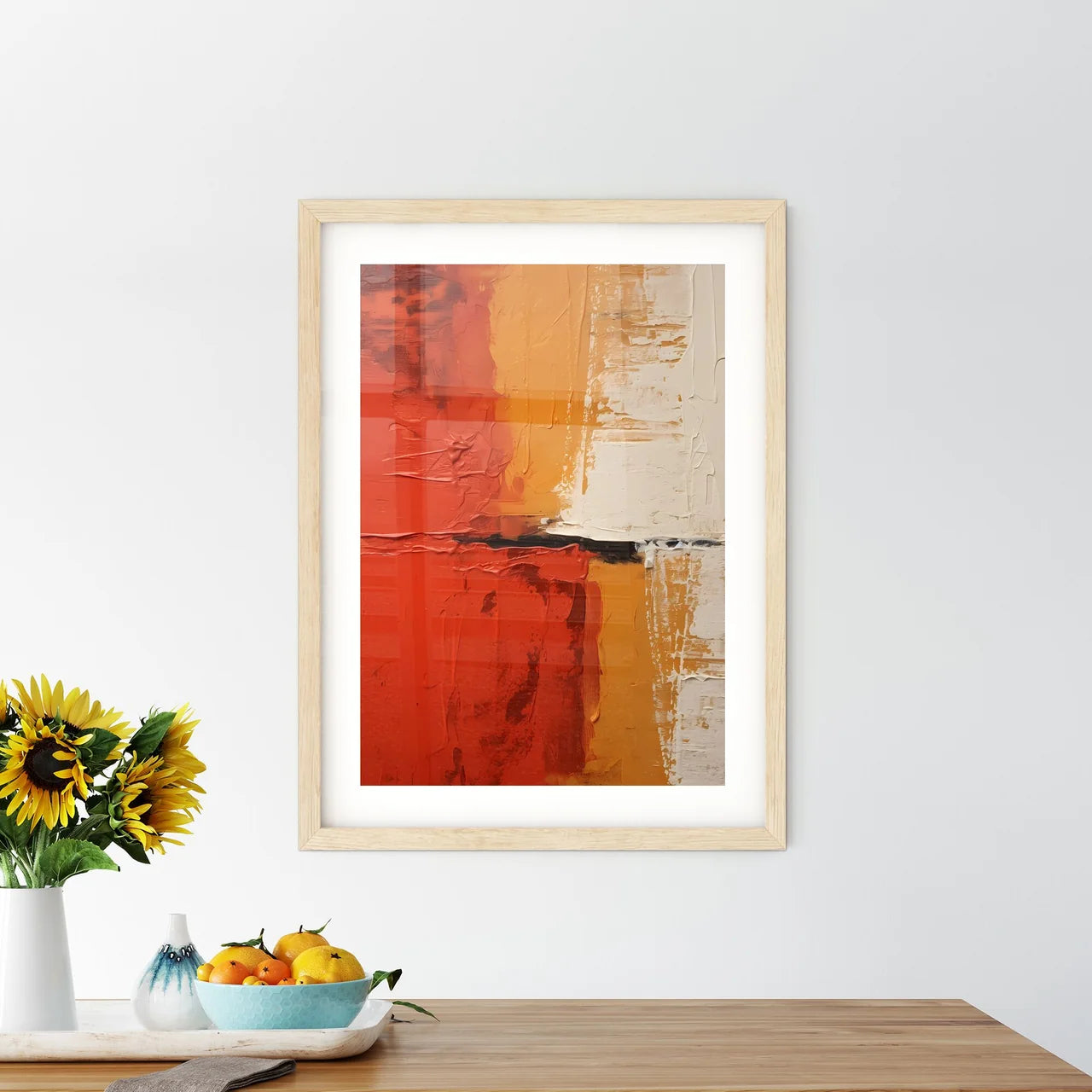 Abstract - A Painting Of Different Colors Size Chart