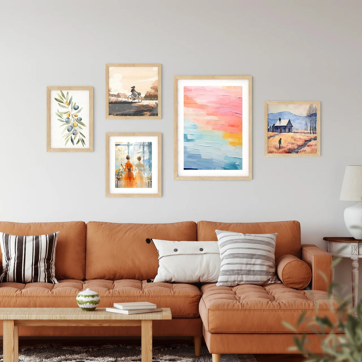 Abstract - A Close Up Of A Paintin Framed Print