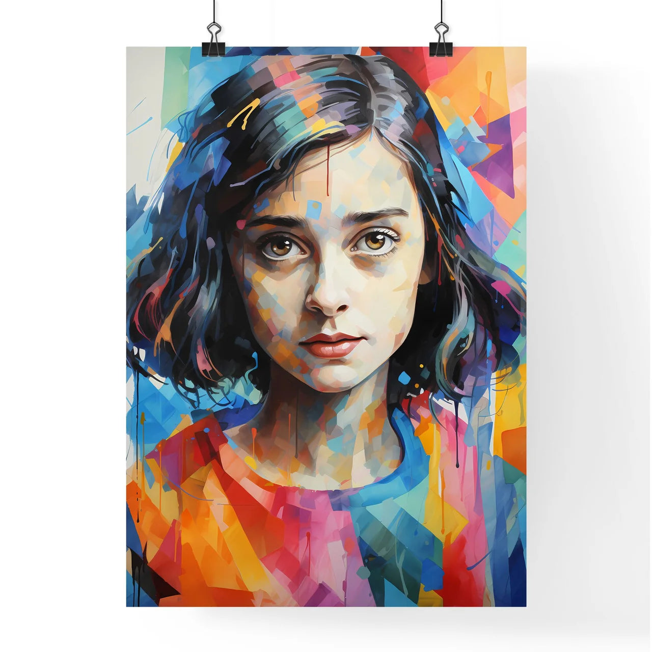 Anne Frank - A Woman With Short Hai Poster