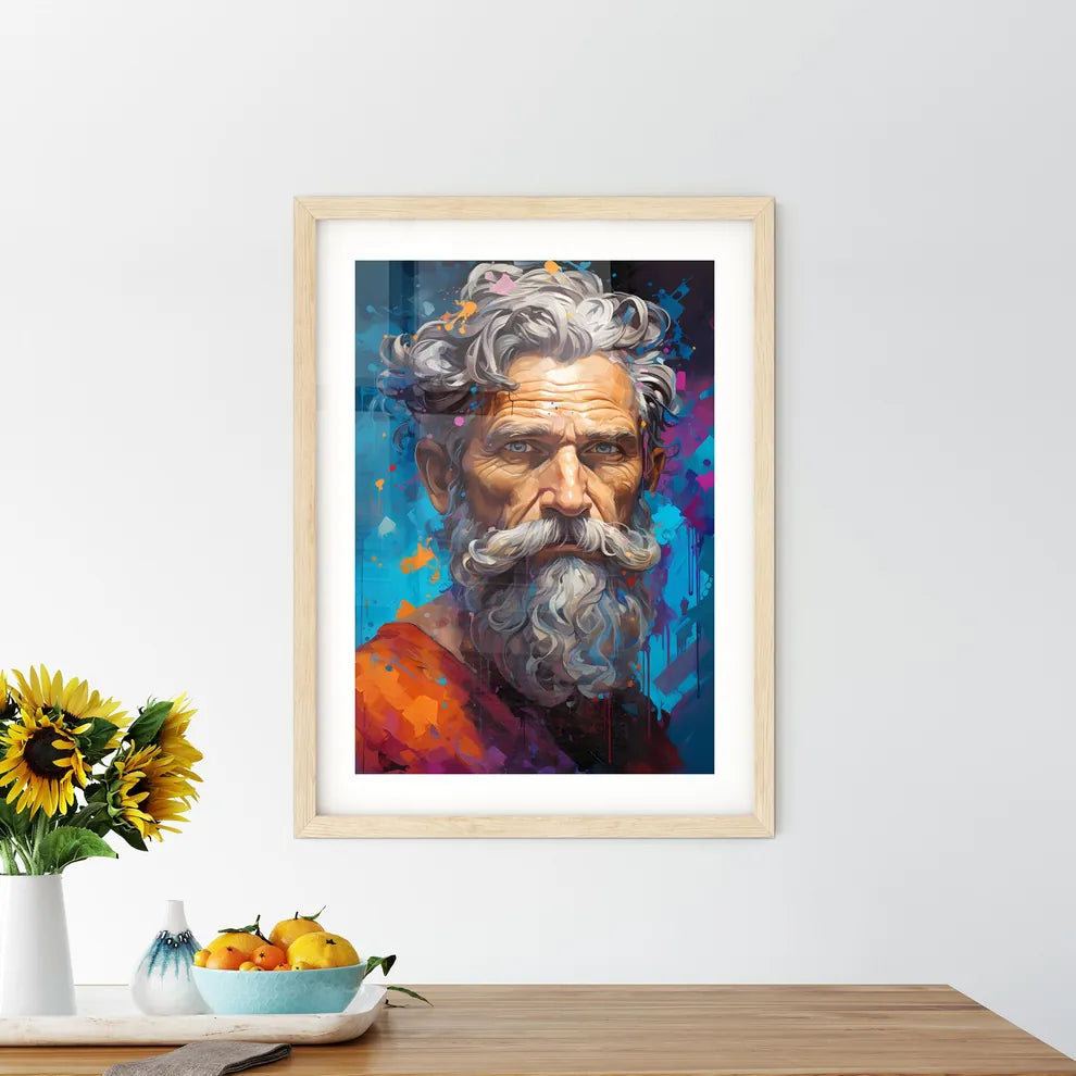 Archimedes Of Syracuse - A Man With A Beard  - Kitchen Hangings