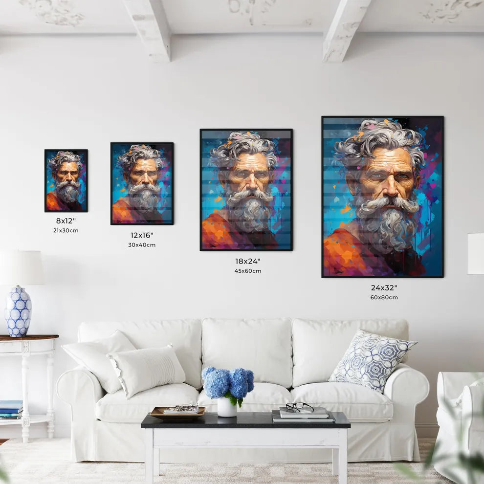 Archimedes Of Syracuse - A Man With A Beard  Wall Art