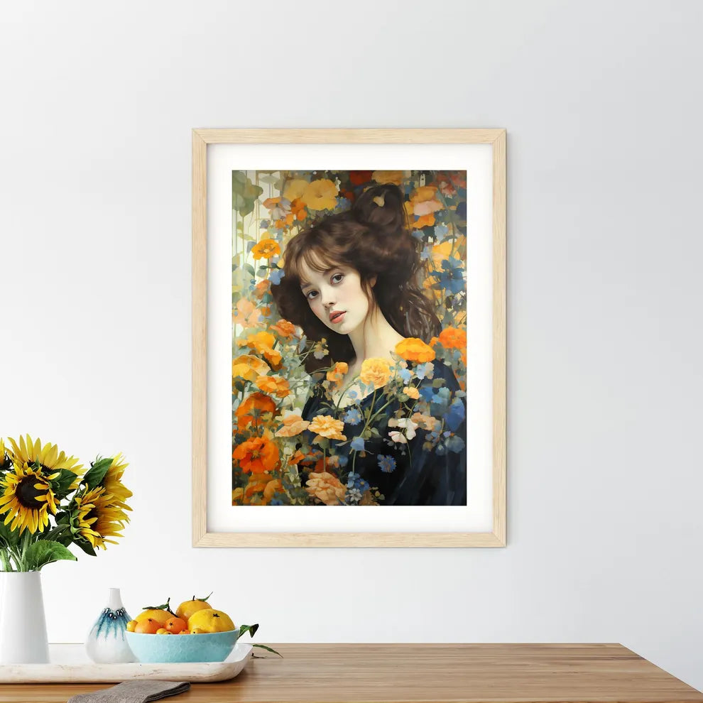 Arty - A Woman In A Black Dress Surrounded B - Kitchen Hangings