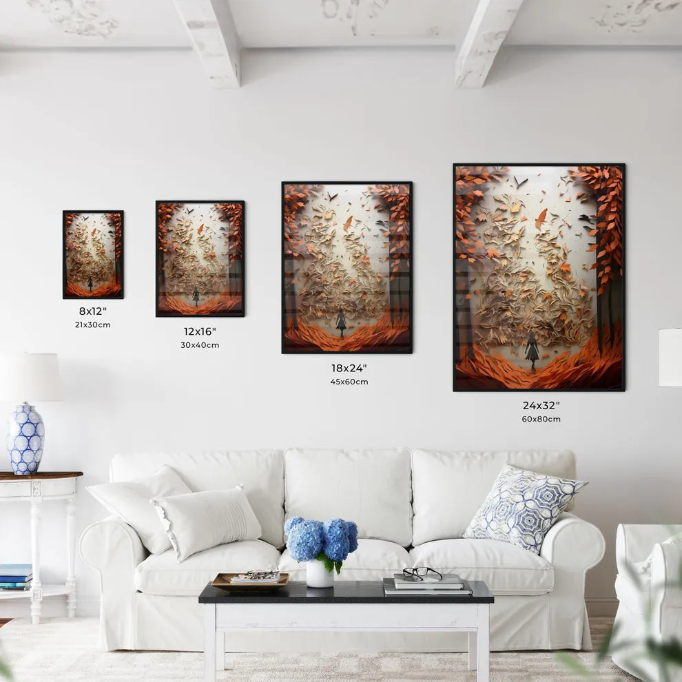 Autumn Walk  Art Print