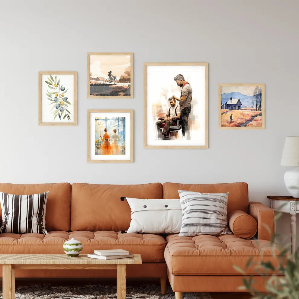 Barber Shop - A Man Getting A Haircut Of A Man Default Title