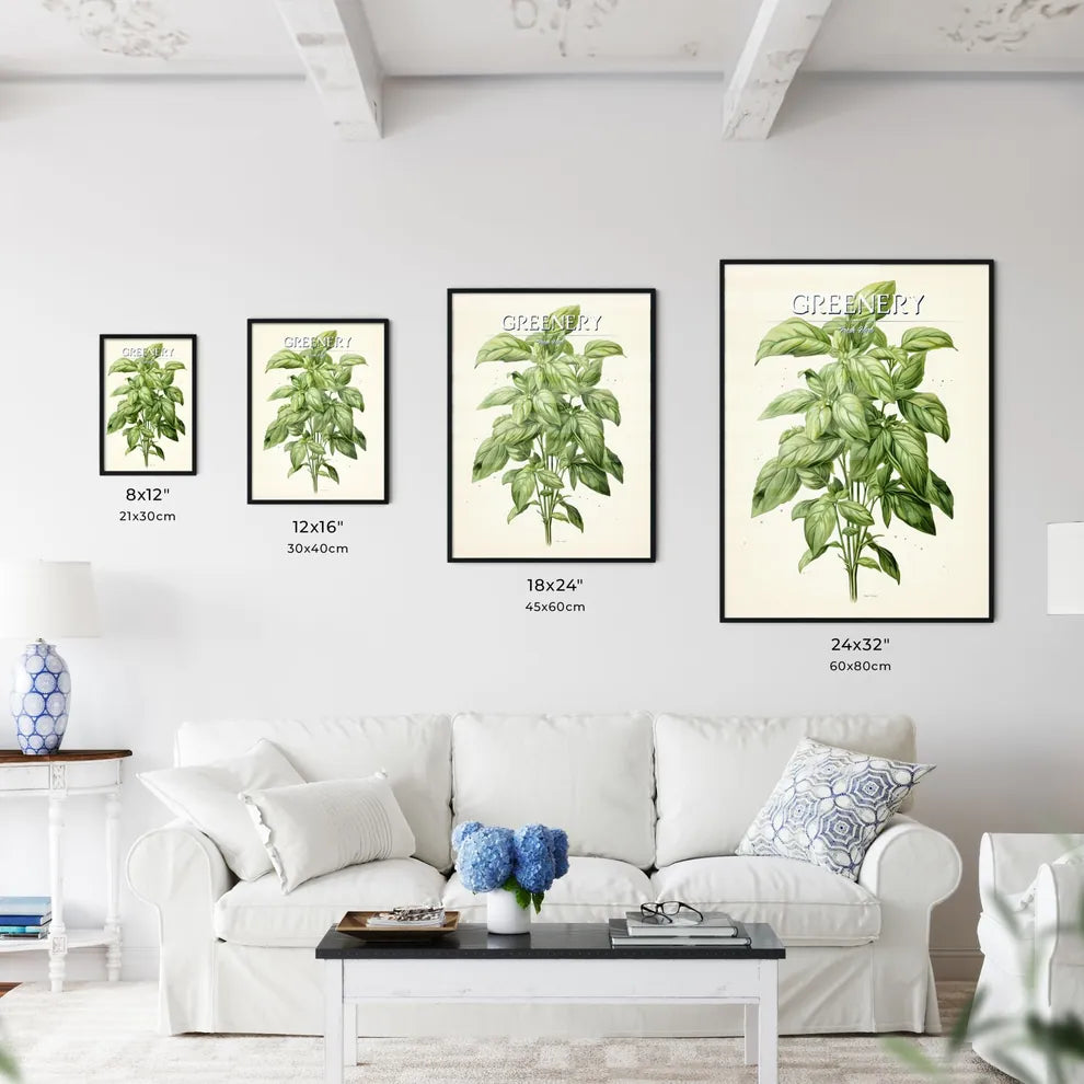 Basil - A Plant With Green Leave - Kitchen Hangings